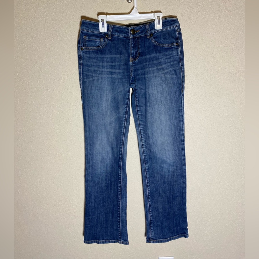 CAbi, women's jeans, straight leg, size 2